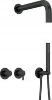 Deante Concealed shower set with hand shower - with horizontal mixer