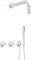 Deante Concealed shower set with hand shower - with horizontal mixer