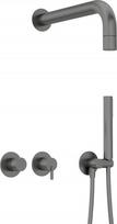 Deante Concealed shower set with hand shower - with horizontal mixer