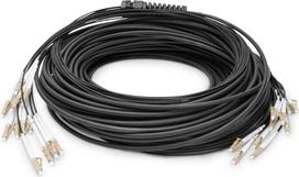 Digitus Pre-assembled Fiberglass Universal Breakout Cable, Multi Mode OM4, 12 Fibers, LC/UPC - LC/UPC