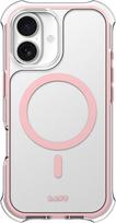 No Name LAUT AERO PROTECT mobile phone case 16 cm (6.3") Cover Pink, Transparent