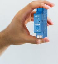 Shelly Qubino Wave Pro 1 electrical relay Blue
