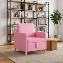 Sofa su saugojimo vieta Rožinė 72 x 78 x 87 cm Poliesteris