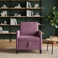 Sofa su saugojimo vieta Violetinė 72 x 78 x 87 cm Poliesteris