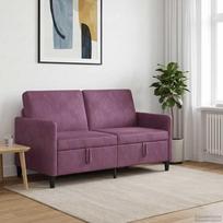 Sofa su saugojimo vieta Violetinė 152 x 78 x 87 cm Poliesteris