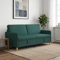 Sofa su saugojimo vieta Tamsiai žalia 192 x 78 x 87 cm