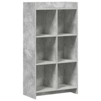 Knygų lentyna Betono pilka 59 x 30 x 111 cm Apdirbta mediena