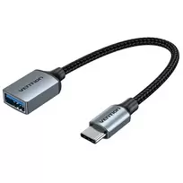 Vention CCXHB USB kabelis USB 3.2 Gen 1 (3.1 Gen 1) 0,15 m USB C USB A Pilka