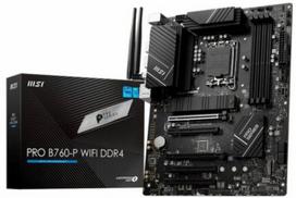 MSI Motherboard 7D98-001R / PRO B760-P WIFI DDR4 Black