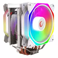 Rampage Octagon C60 CPU aušintuvas LGA 1700/AM5 1800RPM 2 ventiliatoriai 120mm ARGB baltas