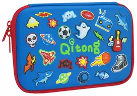 Penalas 3D CARTOON, Qitong, 205x145x45 mm, mėlynos sp.