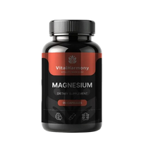 VitalHarmony magnio citratas 800 mg – 90 kapsulių