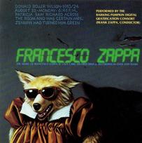 CD Francesco Zappa – The Barking Pumpkin Digital Gratification Consort, Frank Zappa – Francesco Zappa