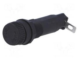 Fuse holder | cylindrical fuses | 5x20mm | 10A | 250V | -40÷85°C
