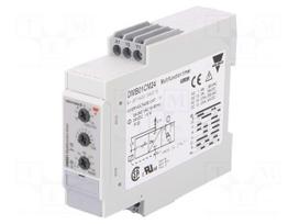 Timer | 0,1s÷100h | DPDT | 24VDC/5A,250VAC/8A | 24÷240VAC | 24÷240VDC