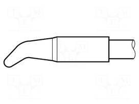 Tip | bent conical | 2mm | longlife