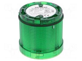Signaller: lighting | LED | green | Usup: 24VDC | Usup: 24VAC | IP65