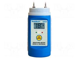 Hygrometer | LCD | 6÷60%RH | 6÷60%RH | 51x122x45mm | 2% | Illumin: yes