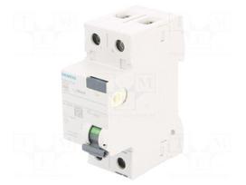 RCD breaker | Inom: 25A | Ires: 30mA | Poles: 1+N | 230/400VAC | IP20