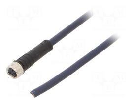Cable: for sensors/automation | PIN: 4 | M8 female | straight | 3m