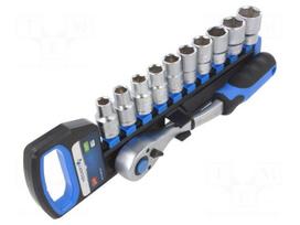 Wrench-set | 6-angles,socket spanner | 1/2" | 11pcs.