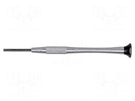 Screwdriver: precision | slot | 2x0.4mm | Blade length: 22mm