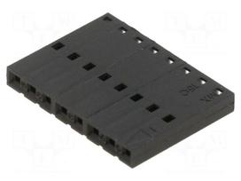 Connector: wire-wire/PCB | plug | female | PIN: 8 | SL | straight | 2.54mm