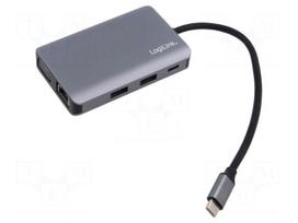 Docking station | Thunderbolt 3,USB 3.0 | 0.2m | Input: USB C plug