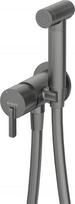 Concealed bidet mixer with bidetta shower head