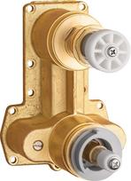 Thermostatic flush-mounted BOX body with shower switch