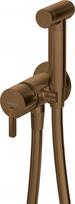 Concealed bidet mixer with bidetta receiver
