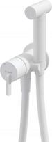 Concealed bidet mixer with bidetta receiver