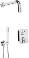 Concealed shower set with mixer BOX - with hand shower