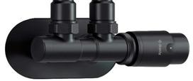 Thermostatic valve for bathroom radiator - right