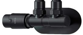 Thermostatic valve for bathroom radiator - left