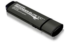 iStorage Kanguru Defender Elite300, 128GB USB flash drive USB Type-A 3.2 Gen 1 (3.1 Gen 1) Black, Grey