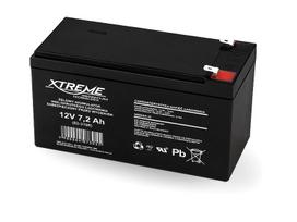 12 V 7,2 Ah akumuliatorius :: GEL :: 12 voltų, 7,2 ampervalandžių (Ah) :: Gnybto tipas T1 (4,75 mm)