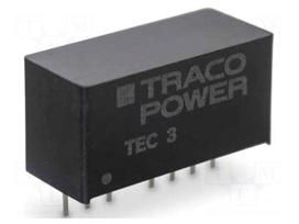Converter: DC/DC | 3W | Uin: 9÷75VDC | Uout: 15VDC | Uout2: -15VDC | SIP8