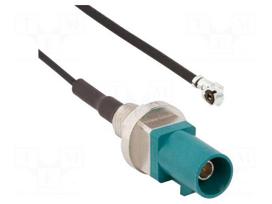 Cable | 0.2m | AMC female,Fakra male | angled,straight