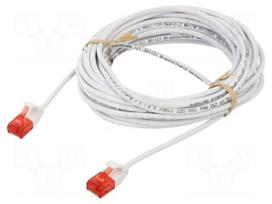 Patch cord | U/UTP | Cat 6 | RJ45 plug,both sides | stranded | Cu | 7.5m