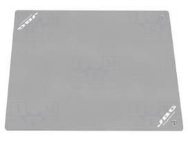 Mat: bench | ESD | grey | L: 600mm | Width: 450mm | Thick: 2.1mm