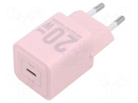 Power supply: switching | mains,plug-in | 5÷12VDC | 20W | pink | 3A
