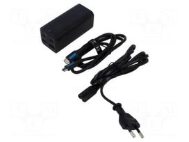 Power supply: switching | 5÷20VDC | Out: USB A x2,USB C socket x2