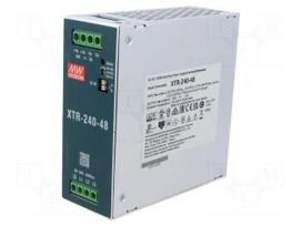 Power supply: switching | for DIN rail | 240W | 48VDC | 0÷5A | OUT: 1