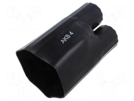 Cable breakout | 135/64mm | black | Diam.after shrinking: 60/26mm