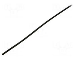 Heat shrink sleeve | 2: 1 | 1.6mm | L: 1.2m | black | 25pcs.