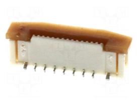 Connector: FFC/FPC | gold-plated | SMT | 500mA | 50V | Slider | PIN: 14