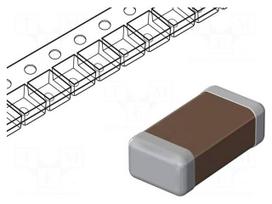 Capacitor: ceramic | MLCC | 4.7uF | 25V | X5S | ±20% | SMD | 0402 | 180mm
