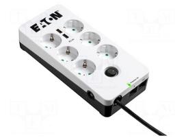 Plug socket strip: protective | Sockets: 6 | 250VAC | 10A | IP20