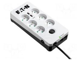 Plug socket strip: protective | Sockets: 6 | 250VAC | 10A | IP20